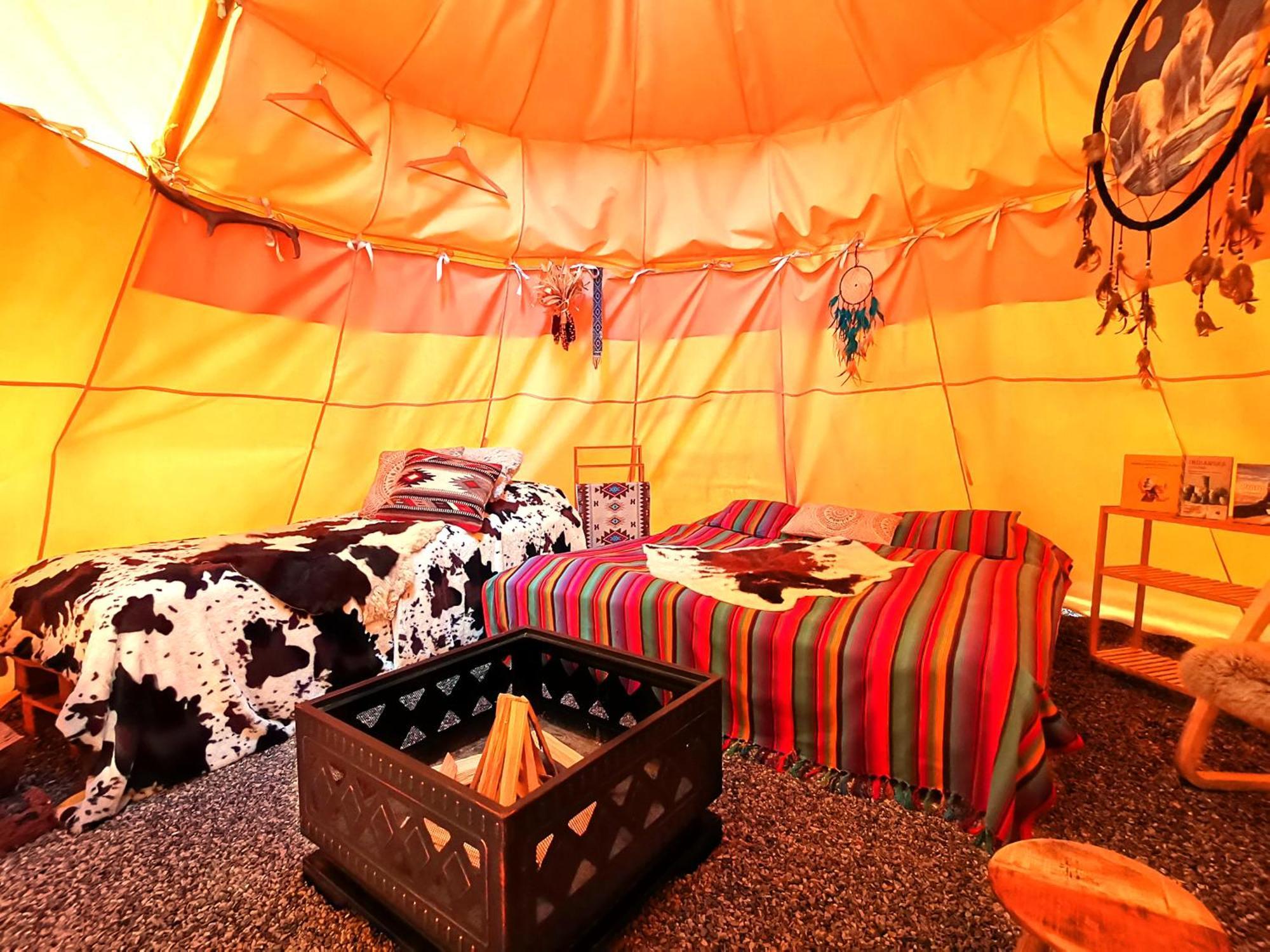 Teepee Camp Lounky Hotel Chodouny Bagian luar foto