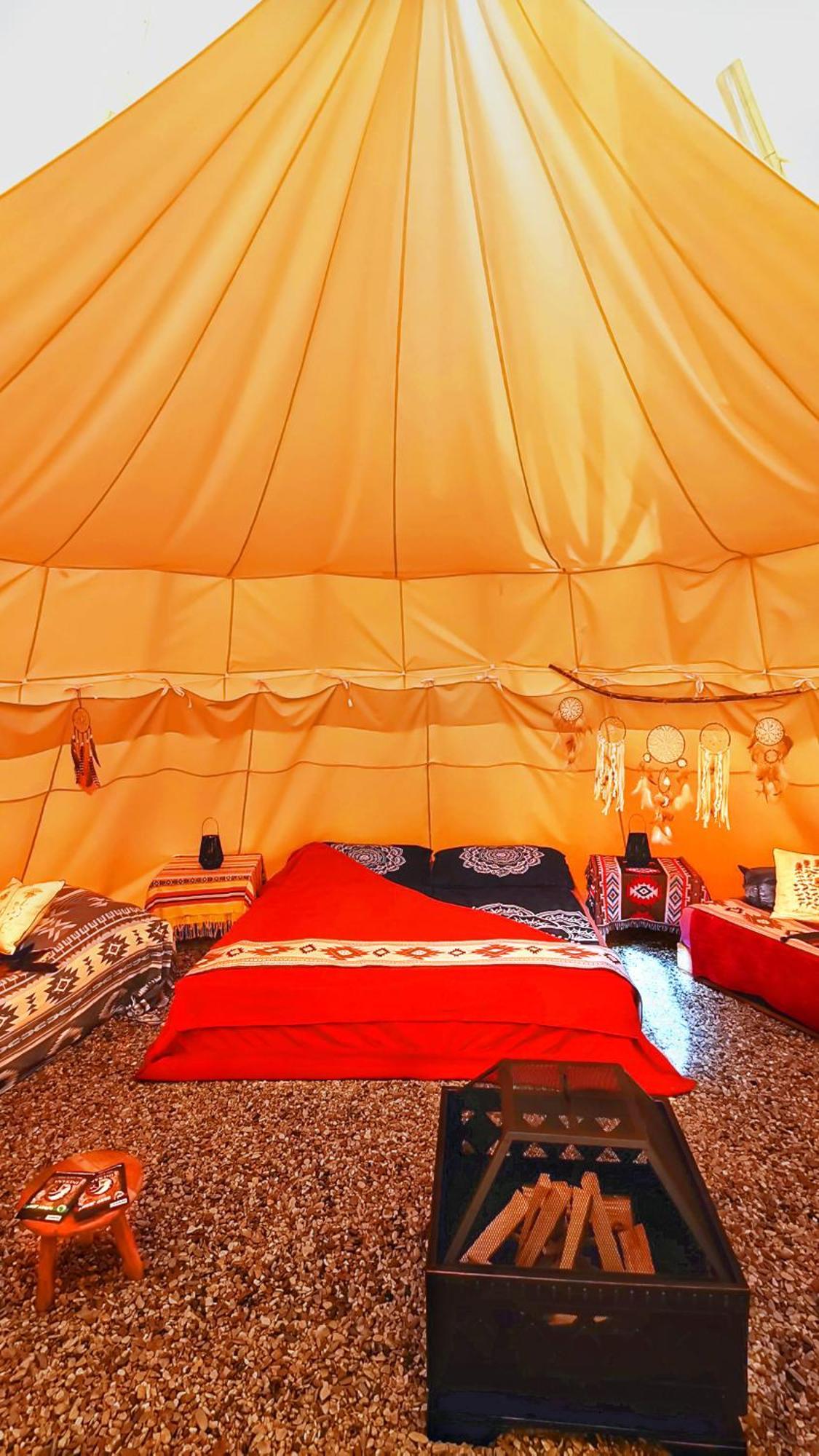 Teepee Camp Lounky Hotel Chodouny Bagian luar foto